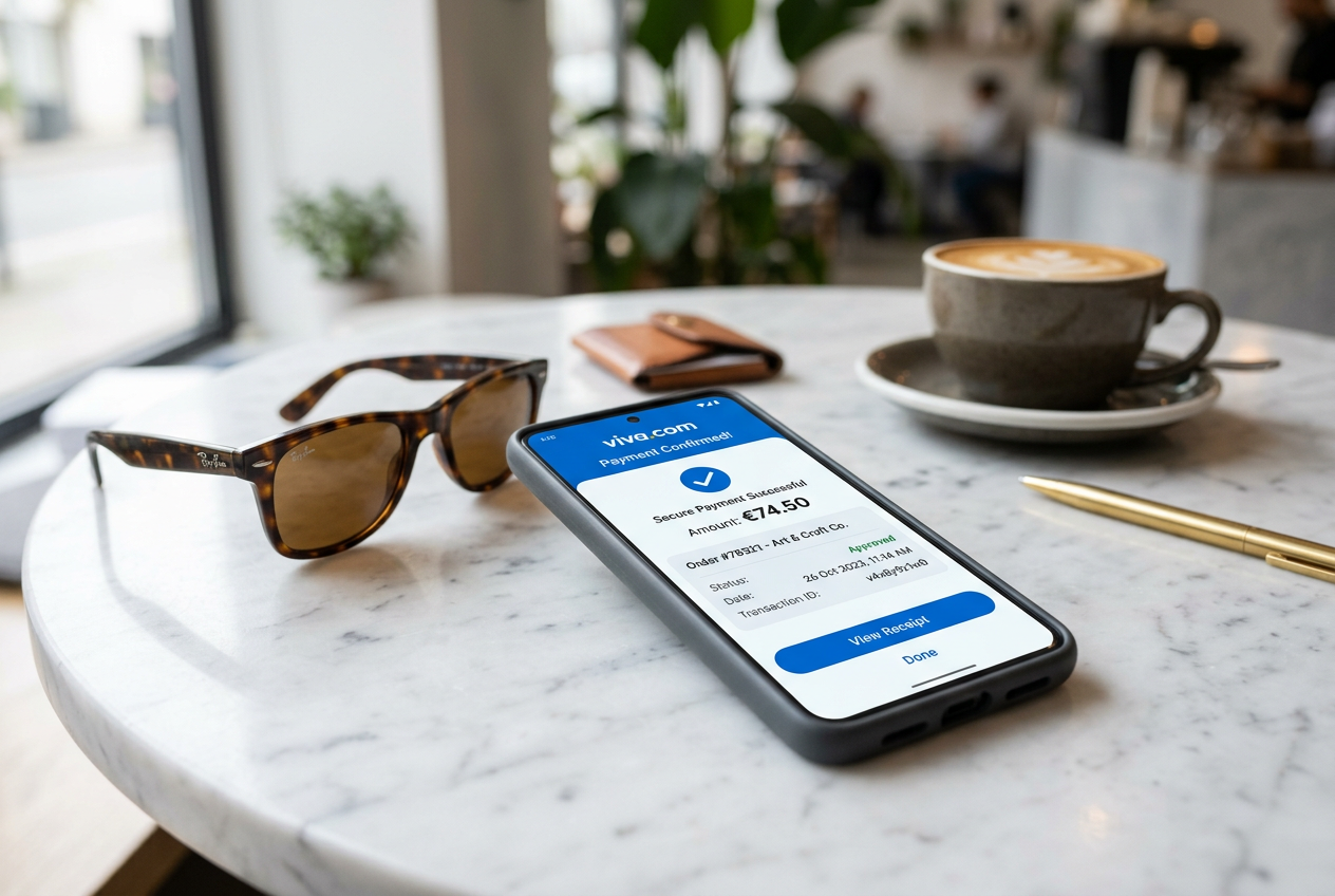 Ψηφιακή πληρωμή Viva Wallet σε κινητό τηλέφωνο